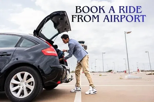 book a ride from airport