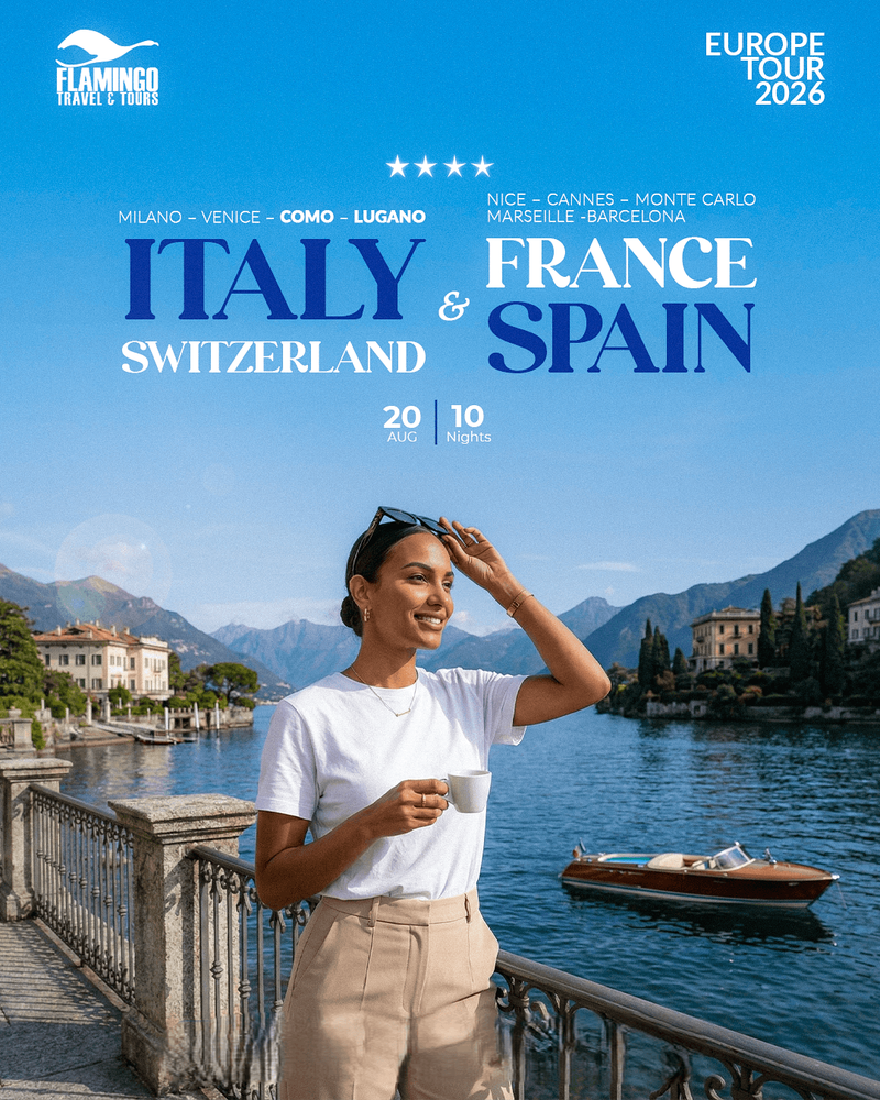 Italy - Switzerland - France - Spain (Summer 2026)